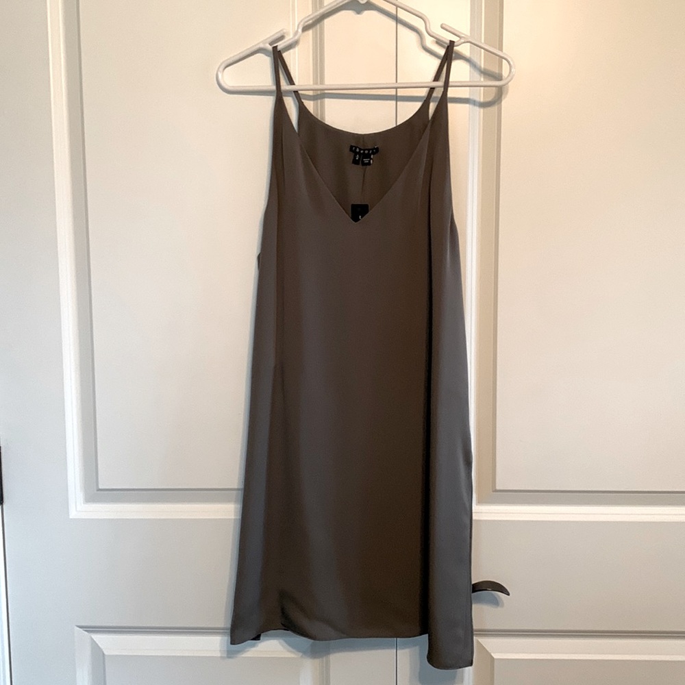 Theory Awenna Sleeveless Long Silk Top - Tunic - Sloan - Size L